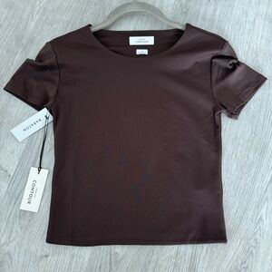 Aritzia babaton contour top brown NWT